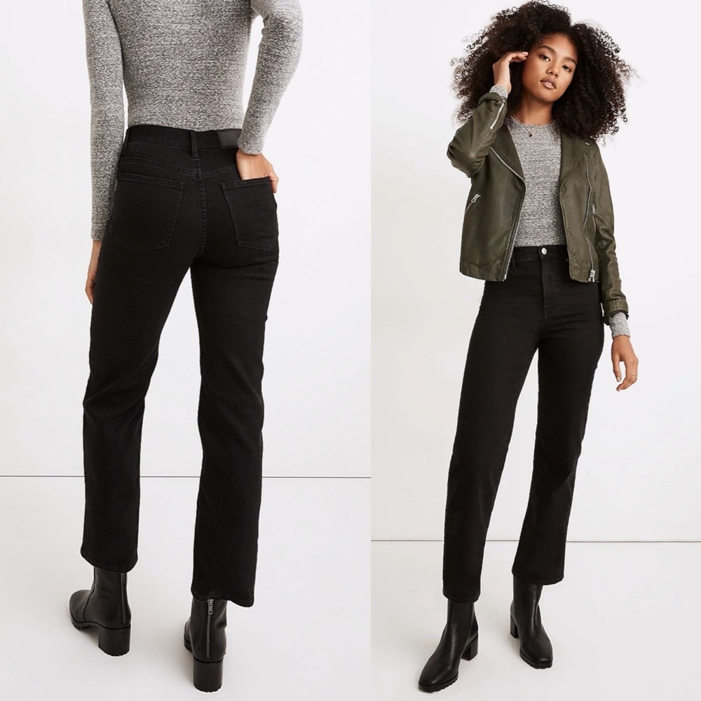 Madewell Slim Wide-Leg Jeans in Lunar Wash
